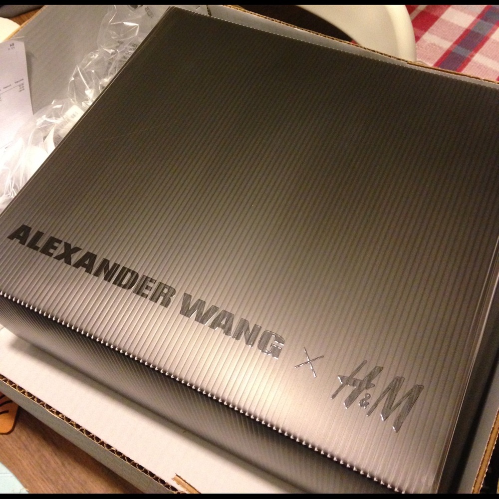 Alexander Wang x H&M zipper boots NIB